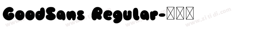 GoodSans Regular字体转换